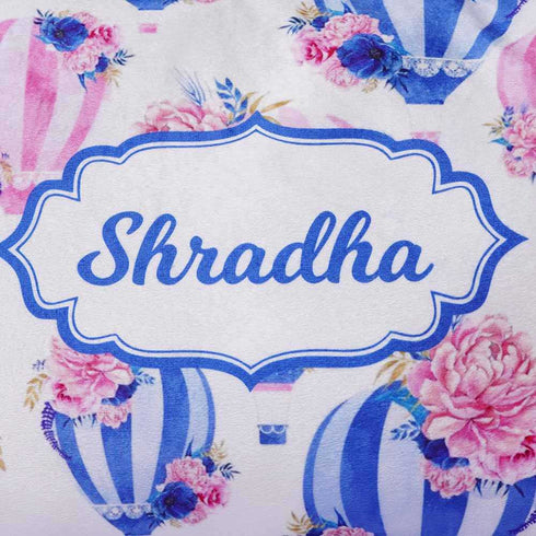 Personalized Air Balloons Printed Kids Pillow